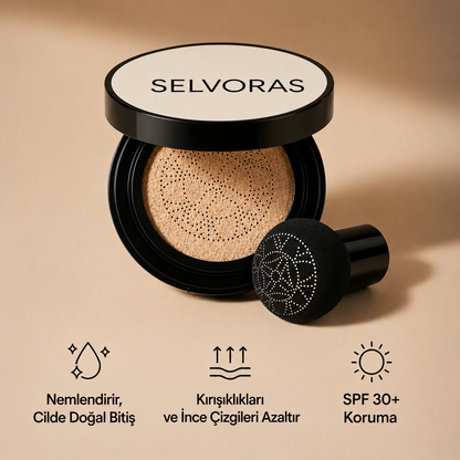 Air Cushion Fondöten | Doğal Işıltılı Görünüm