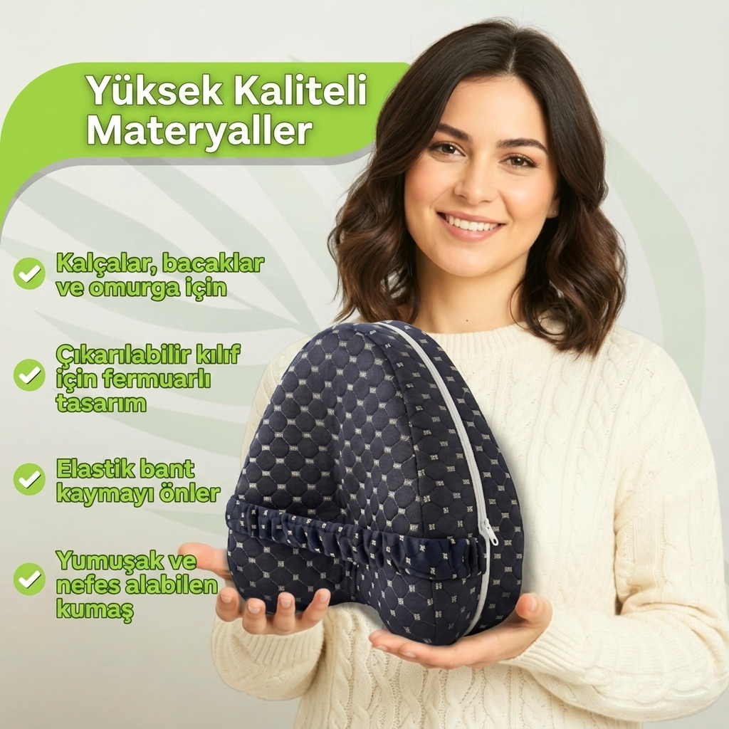 Kalça ve Omurga Destekli Ortopedik Yastık