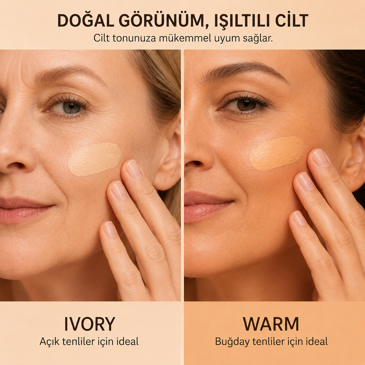 Air Cushion Fondöten | Doğal Işıltılı Görünüm